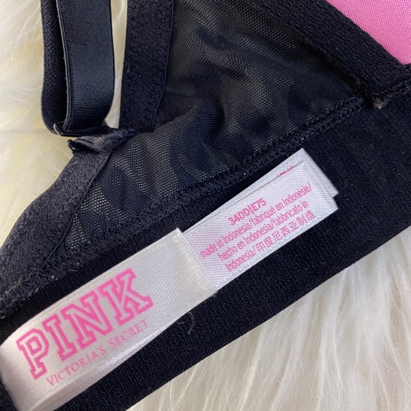 💗 VICTORIA SECRET PINK ✖️ Camo Logo Wireless Bra - Picture 9 of 9